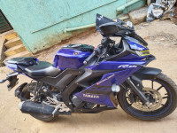 Blue Yamaha YZF R15 V3