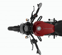 Inferno Red Yezdi Roadster Dark