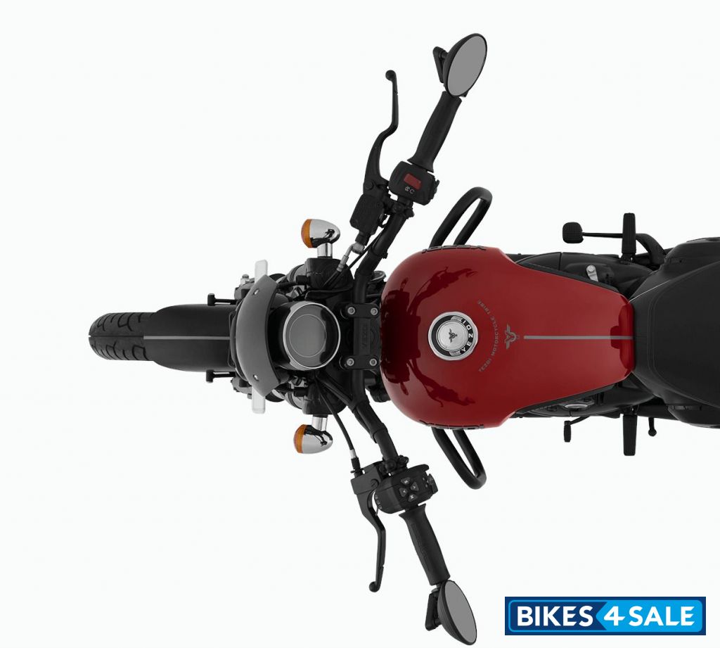 Inferno Red Yezdi Roadster Dark