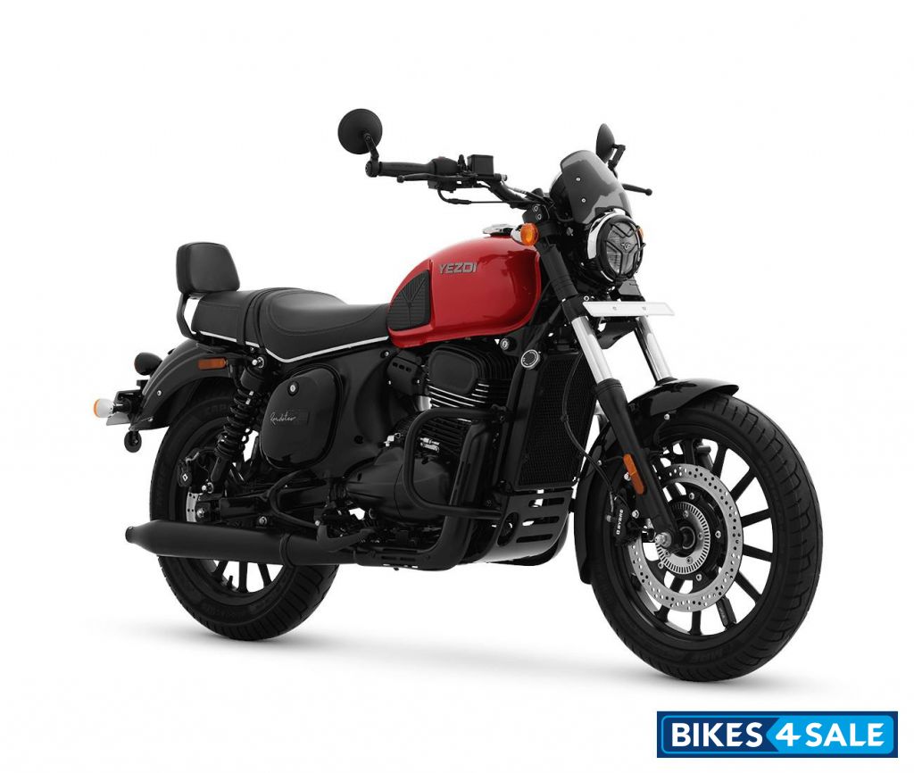 Inferno Red Yezdi Roadster Dark