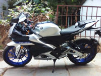 Silver With Blue Yamaha R15M