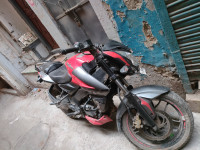 Red Gray Bajaj Pulsar 200 NS
