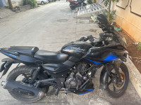 Black And Blue Bajaj Pulsar 220F