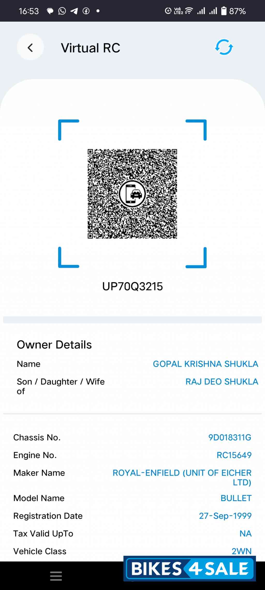 Royal Enfield Bullet Diesel Taurus