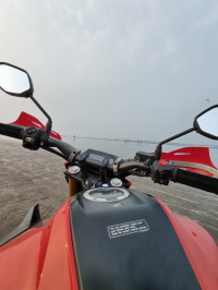 Red And Black Honda CB300F Deluxe Pro