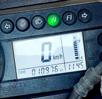 Red/black Hyosung GT250R