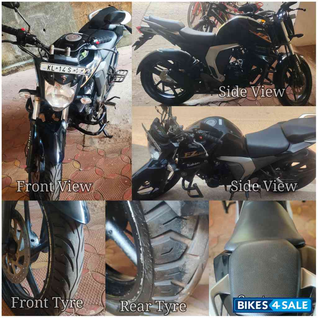 Black Yamaha FZ FI V2