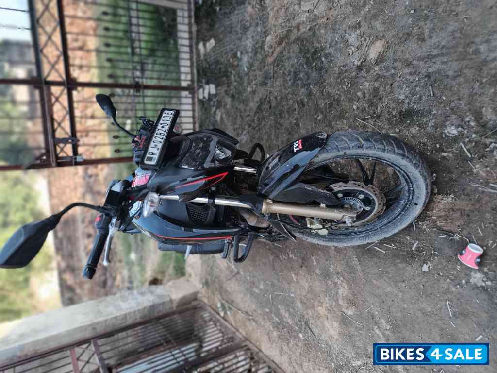 Black And Red TVS Apache RTR 200 4V
