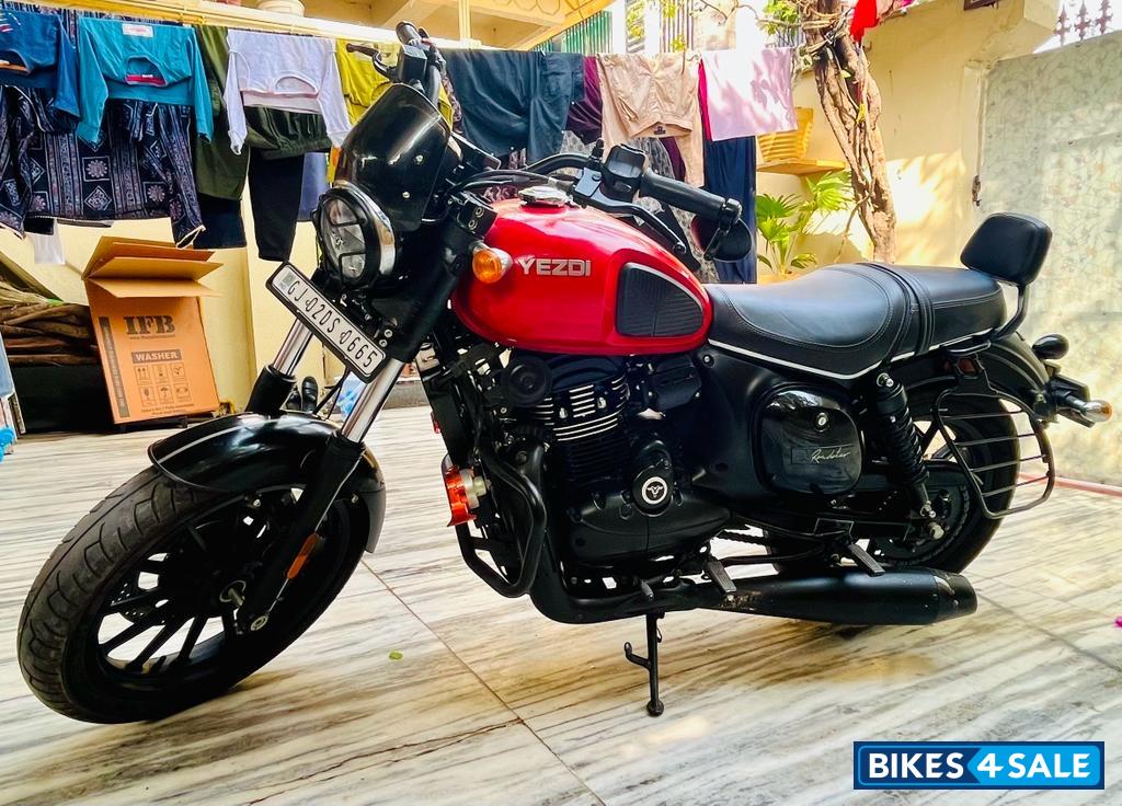 Dark Inferno Red Yezdi Roadster Dark