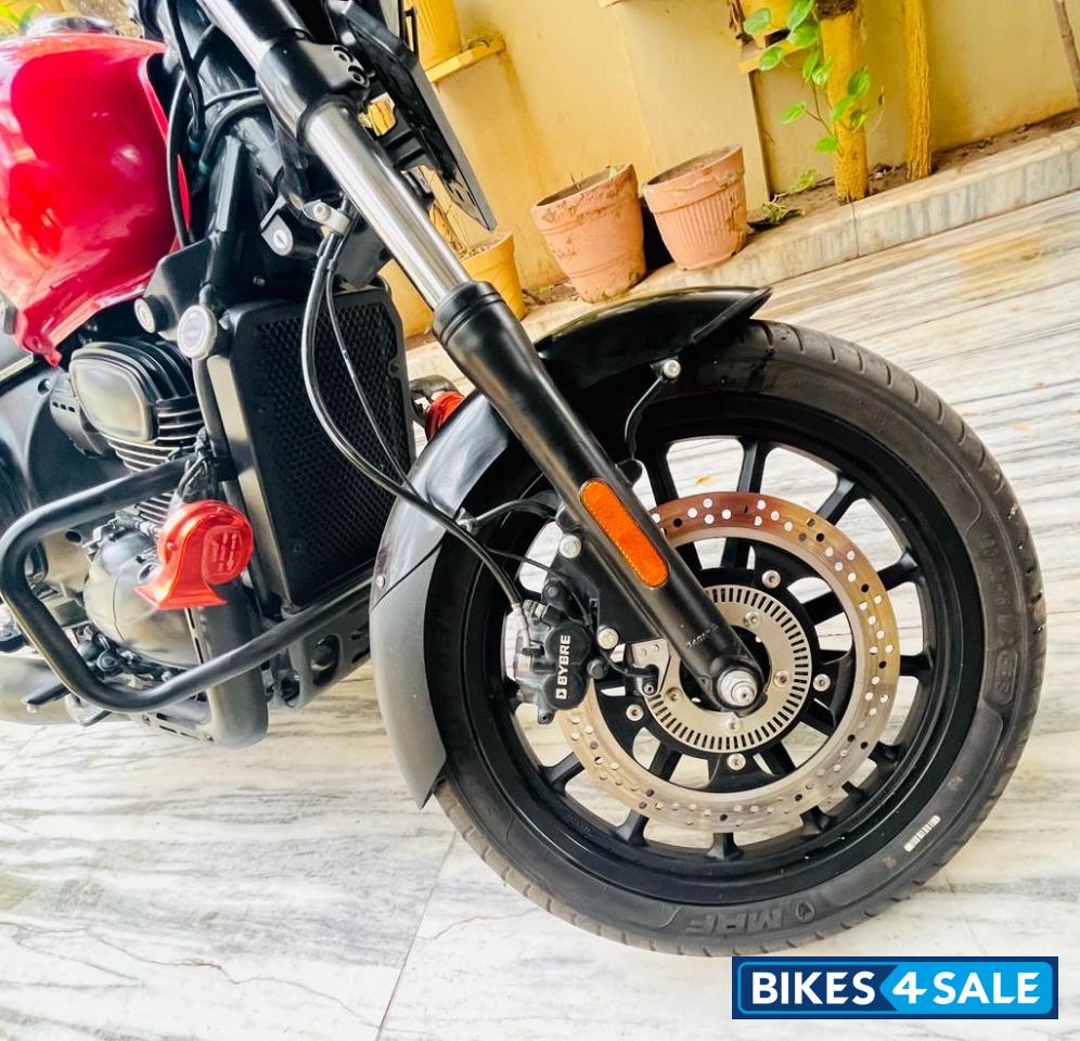 Dark Inferno Red Yezdi Roadster Dark