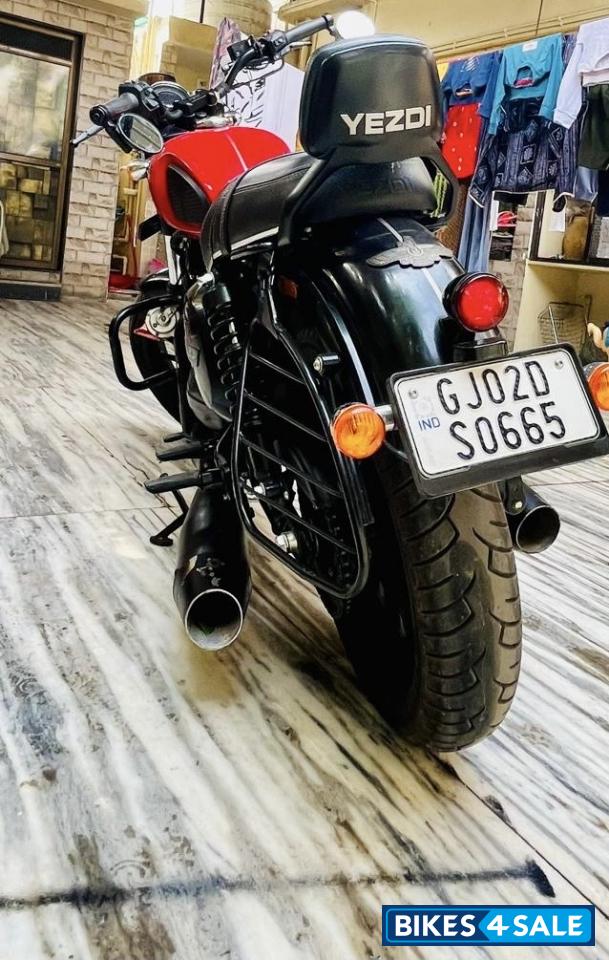 Dark Inferno Red Yezdi Roadster Dark