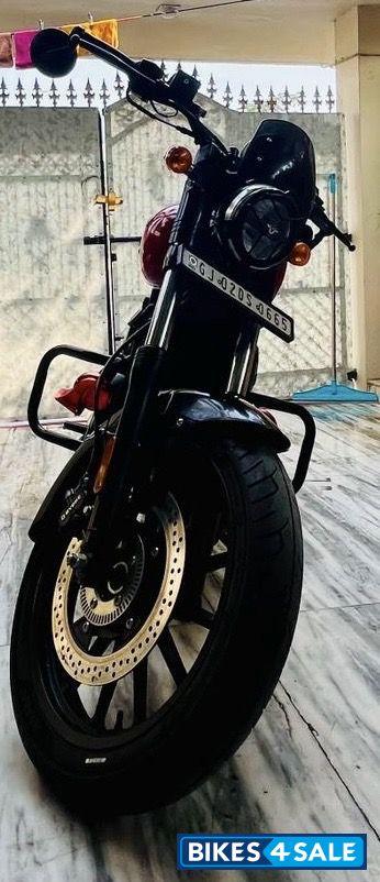 Dark Inferno Red Yezdi Roadster Dark