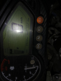 Red And Black Bajaj Pulsar 150 Twin Disc