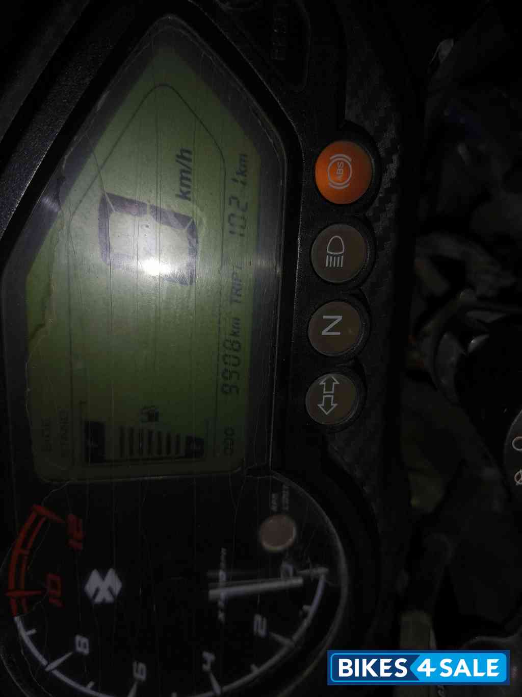 Red And Black Bajaj Pulsar 150 Twin Disc