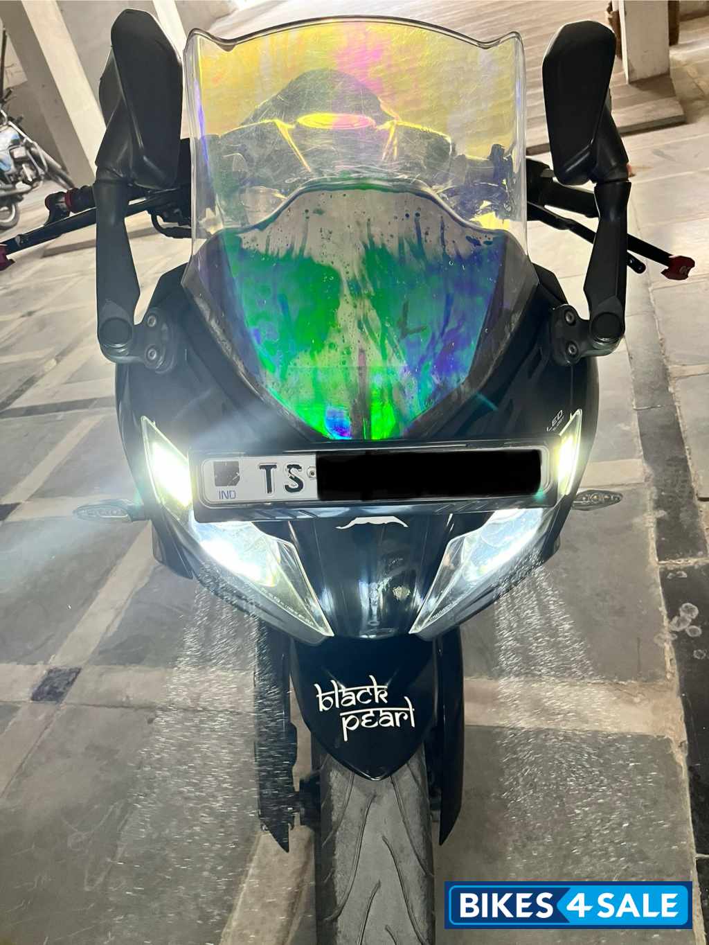 Black TVS Apache RR 310