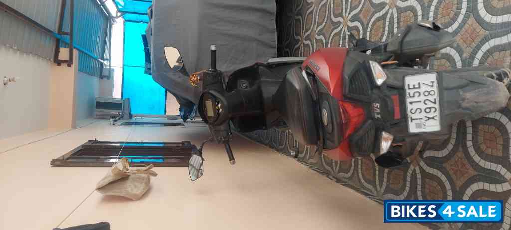 Matt Red TVS NTORQ 125