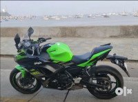 Lime Green Kawasaki Ninja 650 BS6 2021