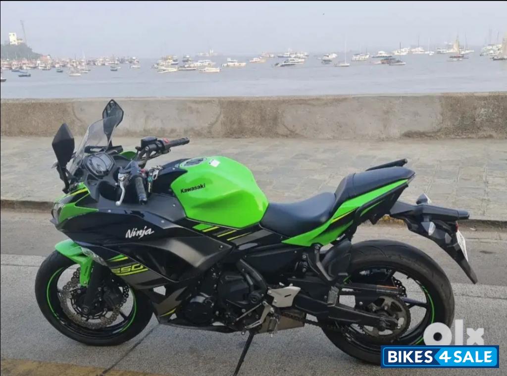 Lime Green Kawasaki Ninja 650 BS6 2021