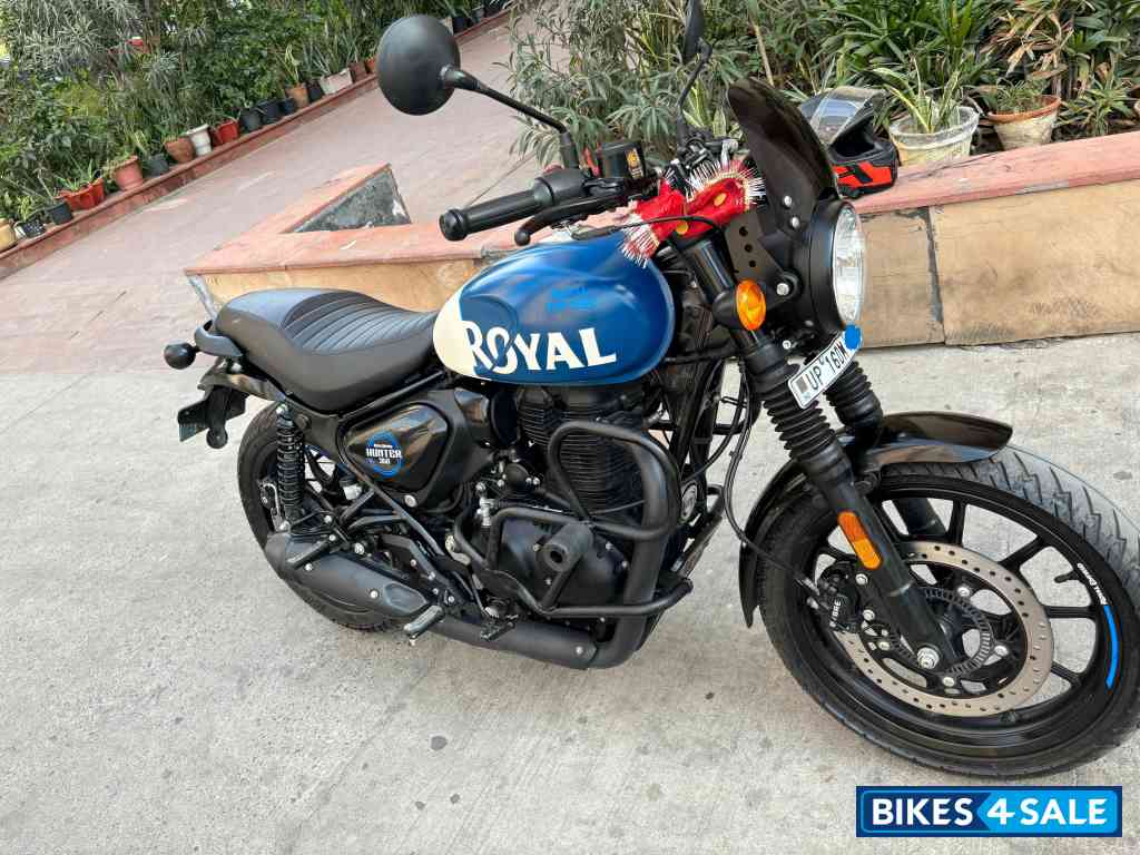 Rebel Blue Royal Enfield Hunter 350 Metro