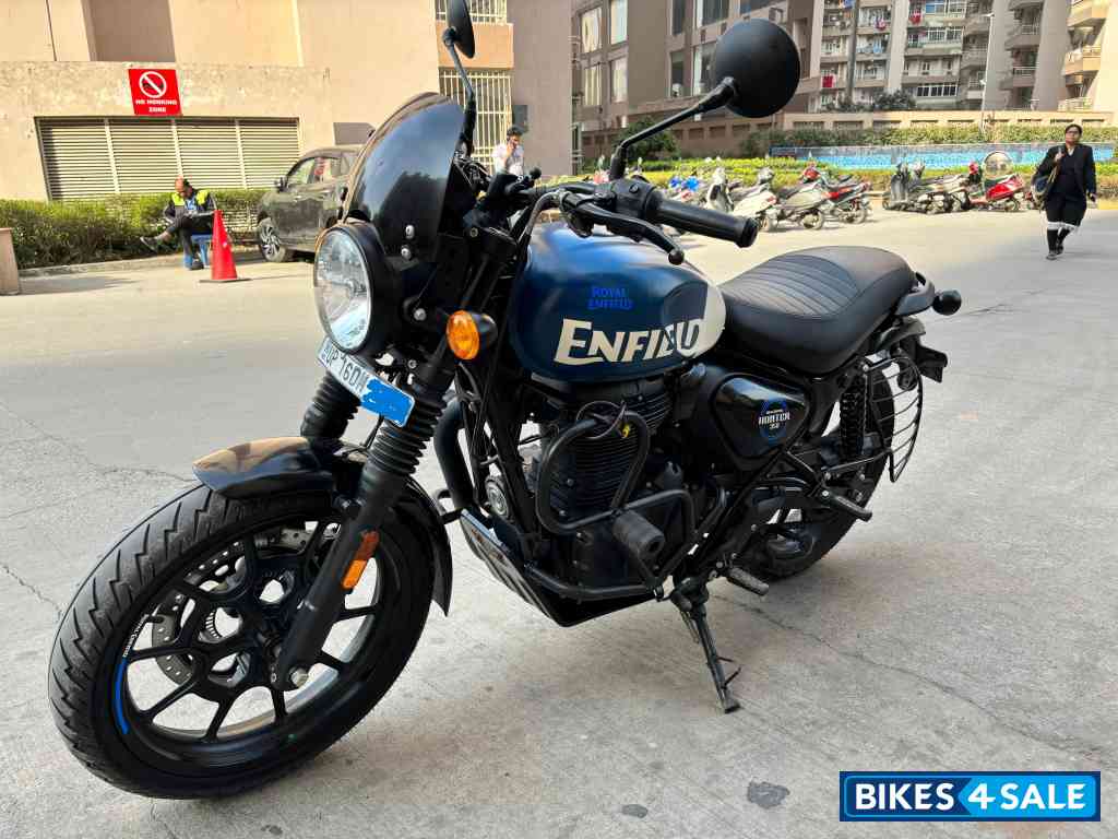 Rebel Blue Royal Enfield Hunter 350 Metro