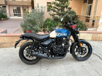 Rebel Blue Royal Enfield Hunter 350 Metro