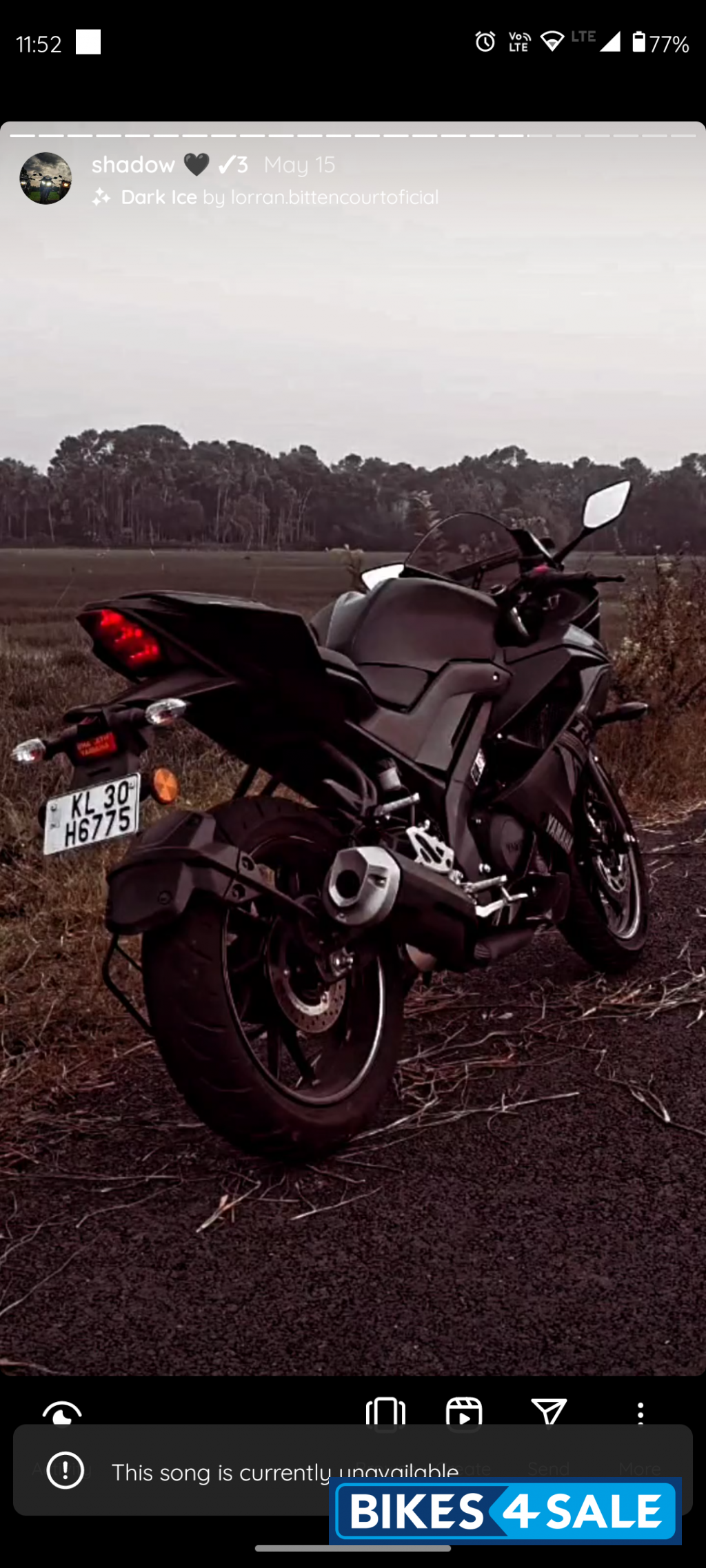 Yamaha YZF R15 V3 BS6