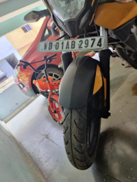 Yellow Bajaj Pulsar 200 NS