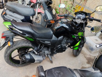 Black-green Yamaha FZ-S