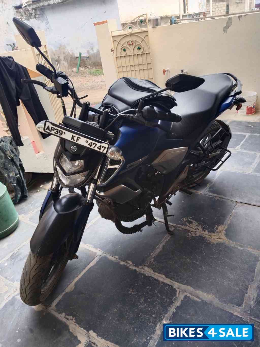 Matt Blue Yamaha FZ-S FI V3