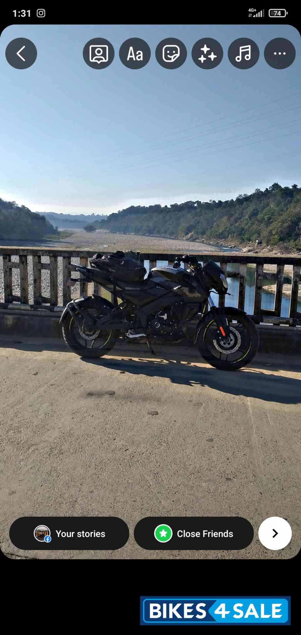 Grey Bajaj Pulsar NS 160 BS6