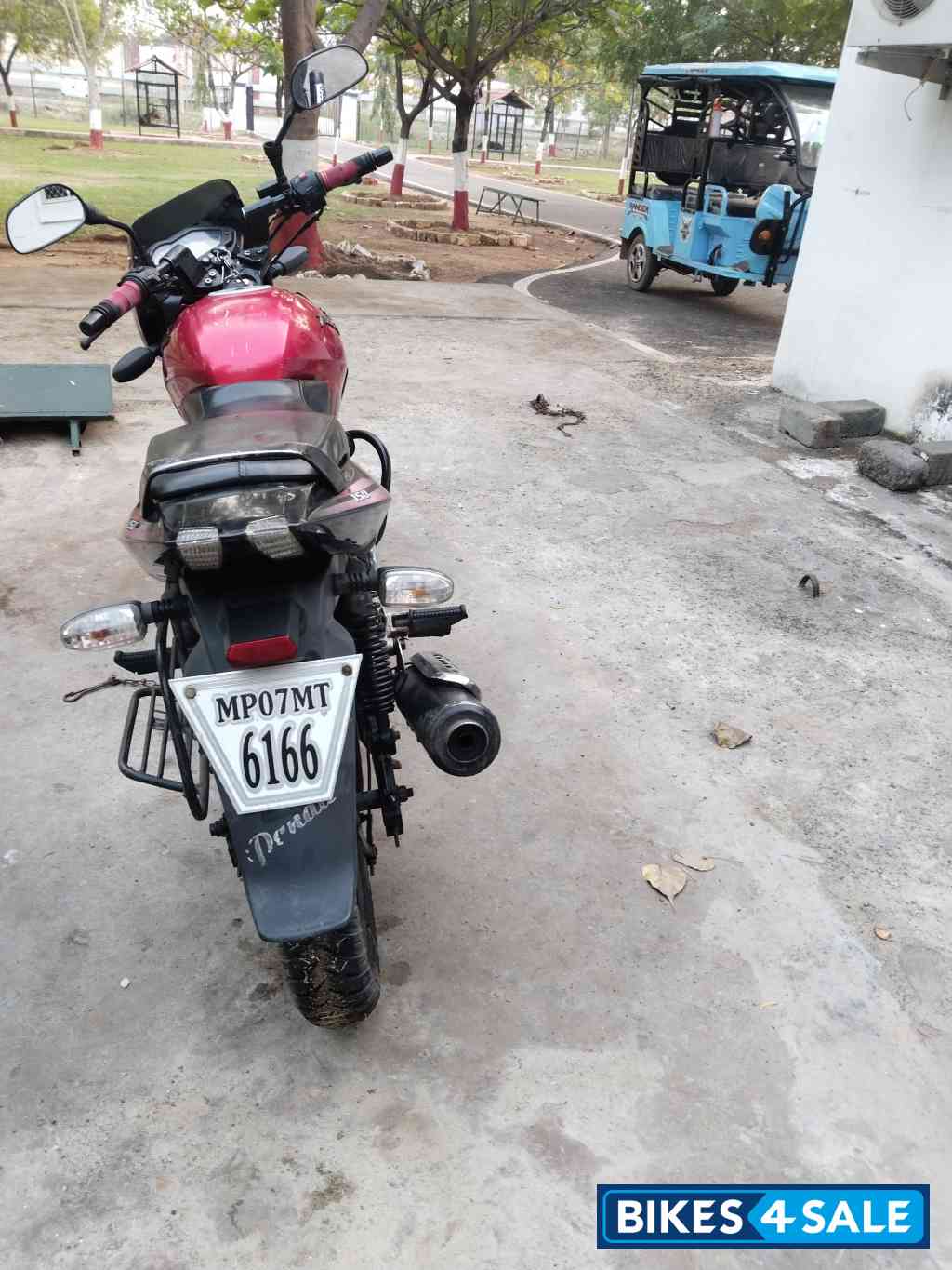 Wine Red Bajaj Pulsar 150 DTSi