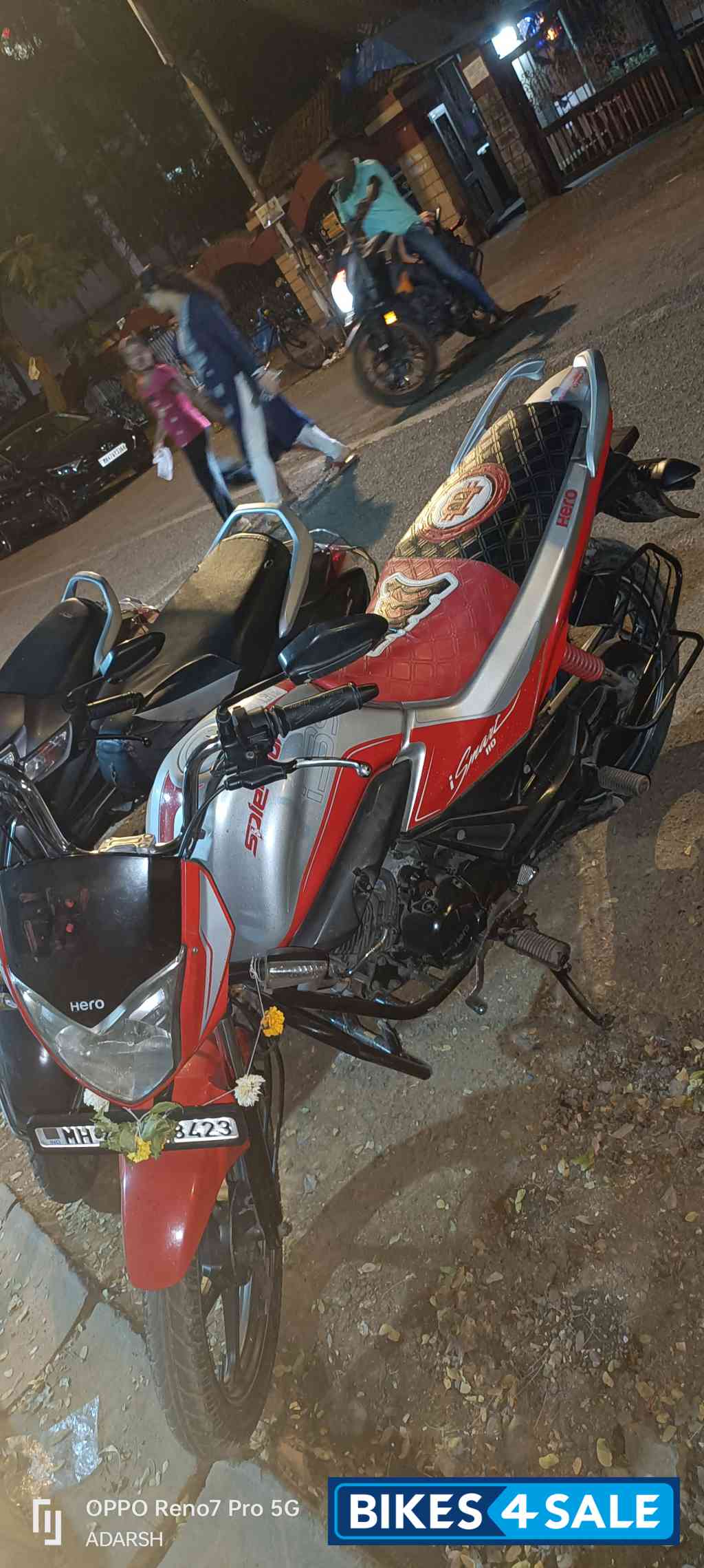 Red & Gray Hero Splendor iSmart 110