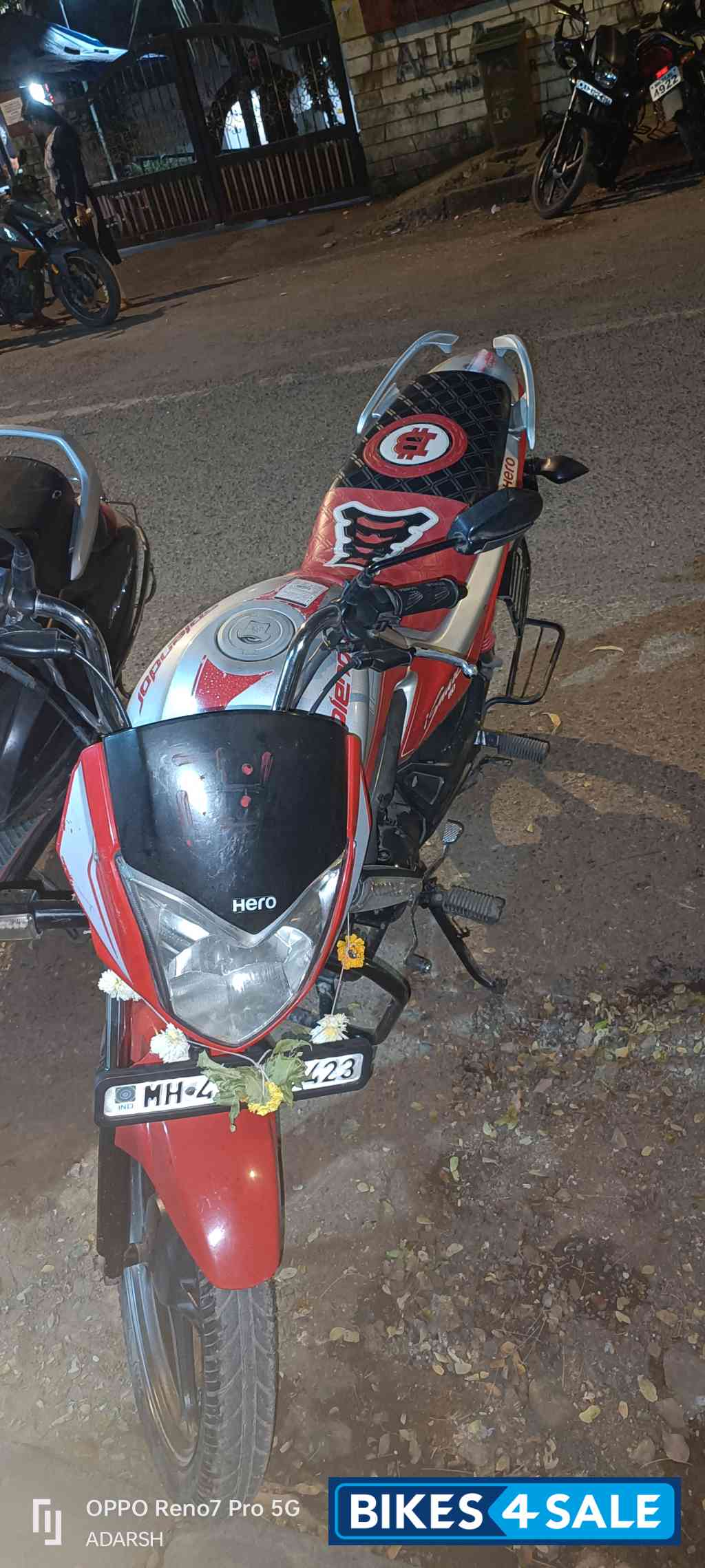 Red & Gray Hero Splendor iSmart 110