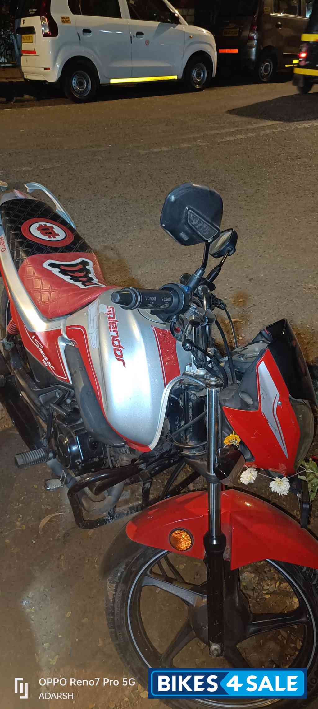 Red & Gray Hero Splendor iSmart 110