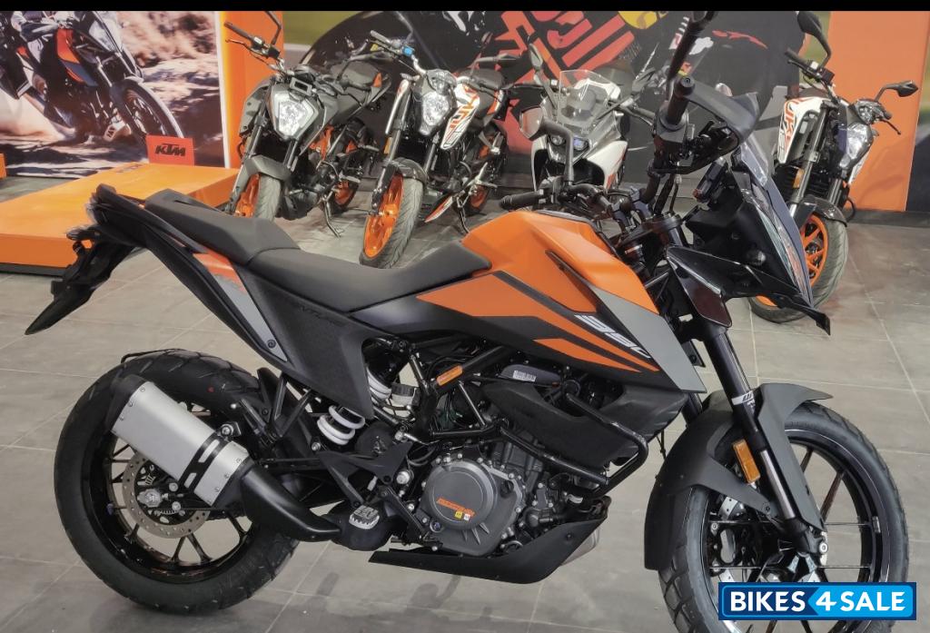Orange KTM 390 Adventure