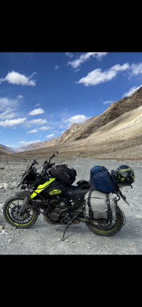 Orange KTM 390 Adventure