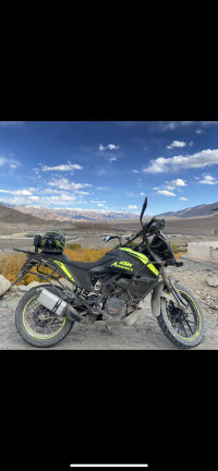 Orange KTM 390 Adventure