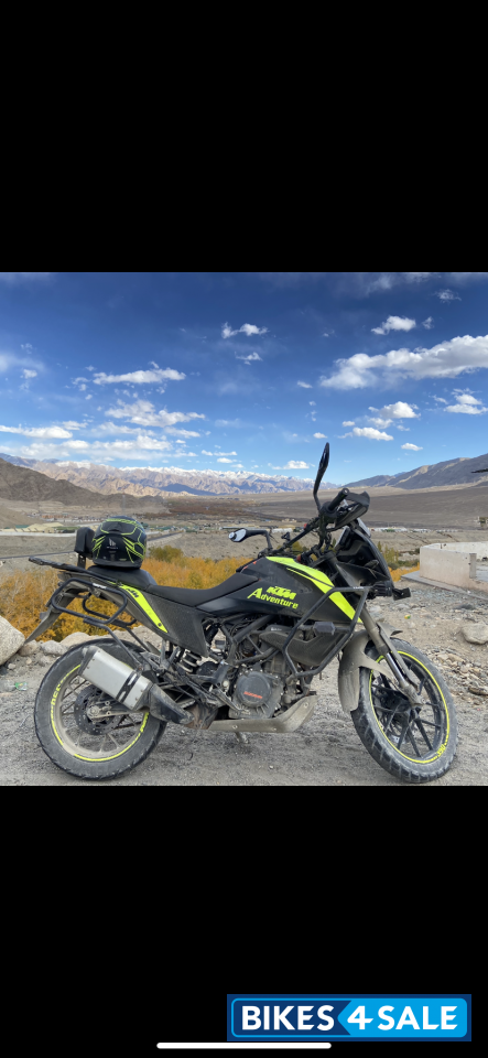 Orange KTM 390 Adventure