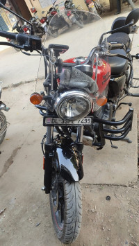 Red Royal Enfield Meteor 350 Fireball