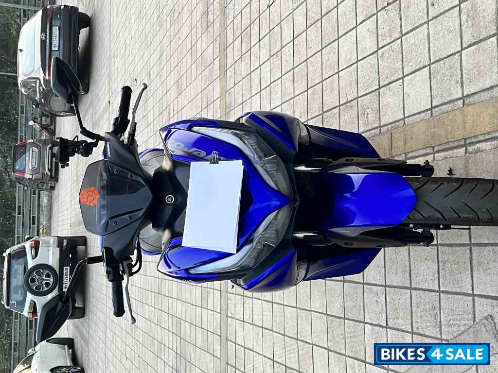 Blue Yamaha Aerox 155