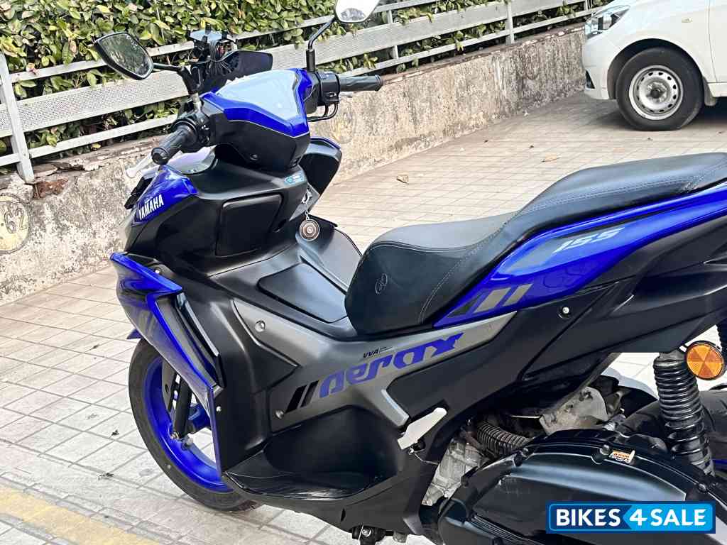 Blue Yamaha Aerox 155