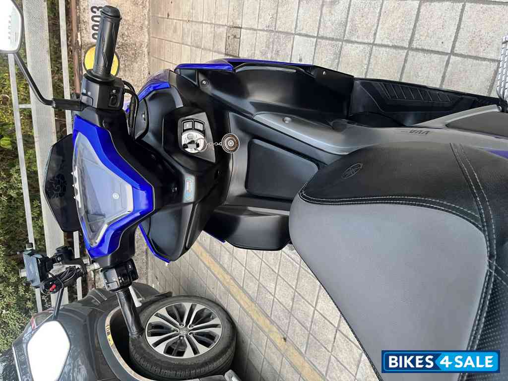 Blue Yamaha Aerox 155