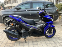 Blue Yamaha Aerox 155