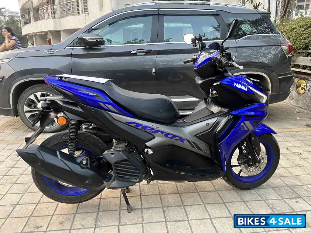 Blue Yamaha Aerox 155