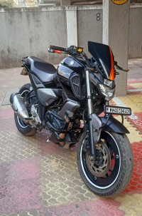 Black Metallic X Yamaha FZ FI V3 BS6