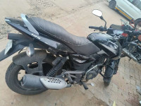 Black Bajaj Pulsar 125 Neon Disc Single Seat