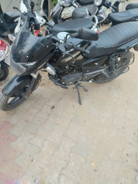 Black Bajaj Pulsar 125 Neon Disc Single Seat