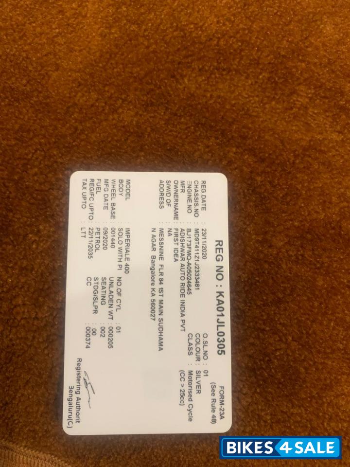 Benelli Imperiale 400