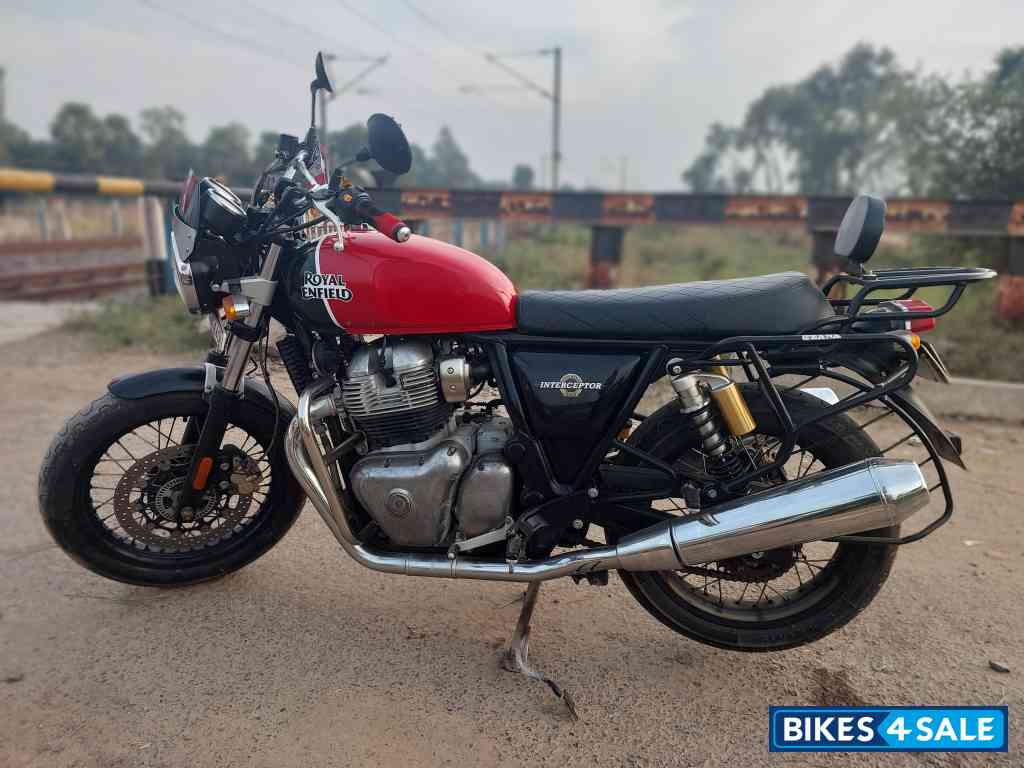 Red Black Royal Enfield Interceptor 650 Twin