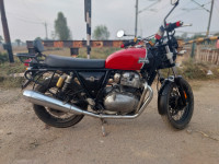 Red Black Royal Enfield Interceptor 650 Twin